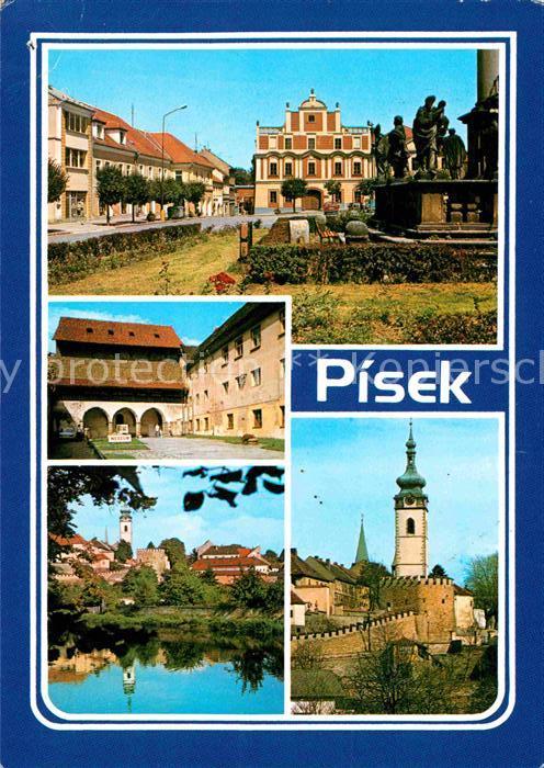 Pisek Tschechien Gotickym kralovskym hradem Renesancnich