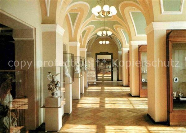Meissen Elbe Sachsen Schauhalle der Porzellanmanufaktur Meis