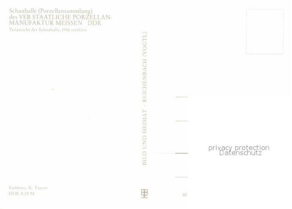 Meissen Elbe Sachsen Schauhalle der Porzellanmanufaktur Meis – Bild 2