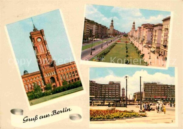 Berlin Rathaus Frankfurter Tor Alexanderplatz