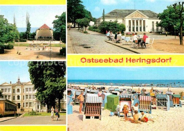 Heringsdorf Ostseebad Usedom Konzertplatz Kulturhaus FDGB Erholungsh