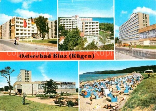 Binz Ruegen FDGB Erholungsheime Rugard Stubbenkamme