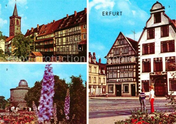 Erfurt Krämerbrücke IGA Volkssternwarte Weinre