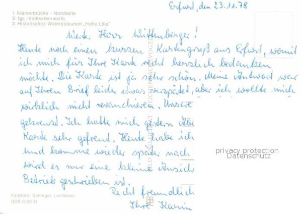Erfurt Krämerbrücke IGA Volkssternwarte Weinre – Bild 2