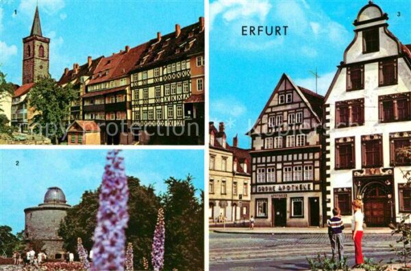 Erfurt Krämerbrücke IGA Volkssternwarte Weinre
