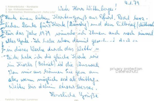 Erfurt Krämerbrücke IGA Volkssternwarte Weinre – Bild 2