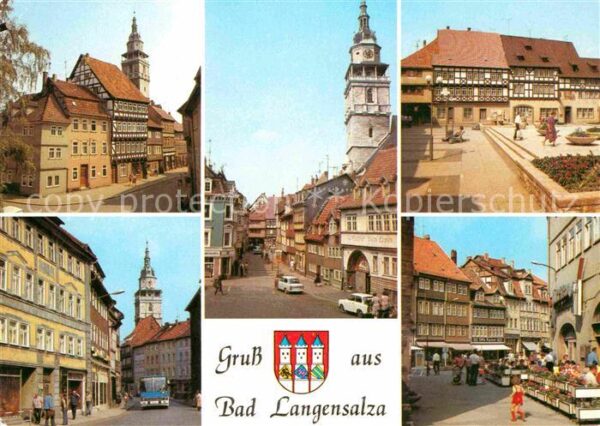 Bad Langensalza Schloss Kornmarkt Marktkirche Marktstra