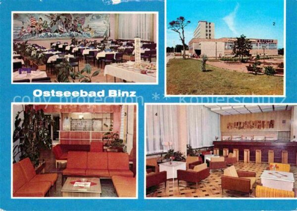 Binz Ruegen FDGB Restaurant Rügen Kl Speisesaal Bar