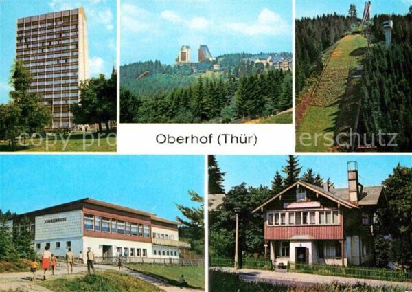 Oberhof Thueringen FDGB Erholungsheim Rennsteig Interhotel