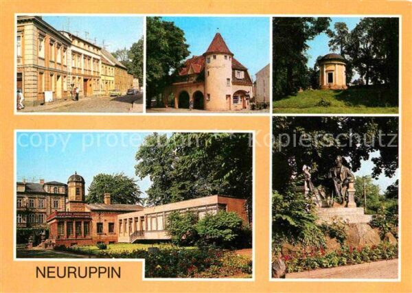 Neuruppin Rosenstr Bahnhof Rheinsberger Tor Knobe