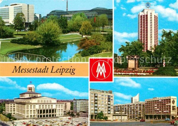 Leipzig Schwanenteich Interhotel Stadt Leipzig