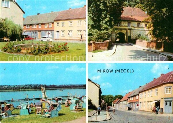 Mirow Johannes Becher Platz Torhaus Freibad T