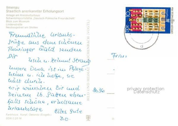 Ilmenau Thueringen Anlage Kreiskulturhaus Schwimmsportstät – Bild 2