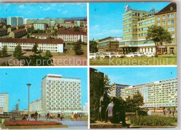 Dresden Stadtblick Postplatz Interhotel Newa Le