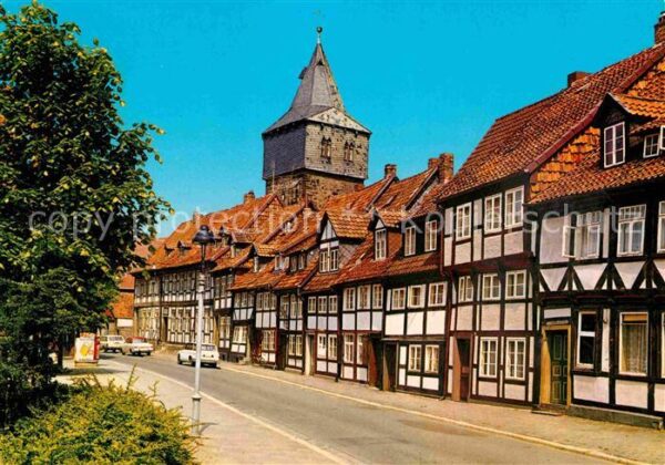 Alt Hildesheim Lappenberg und Kehrwiederturm Fachwerkh