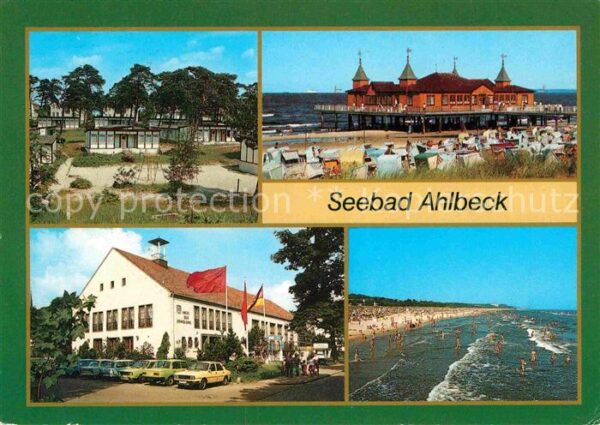 Ahlbeck Ostseebad Urlauberdorf Seebrücke Technisches Denk