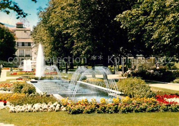 Bad Eilsen Kurpark Fontänen Allee