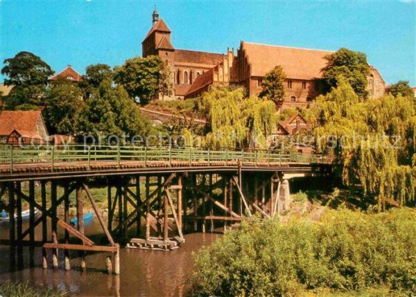 Havelberg Blick zum Dom und zur Havelbrücke