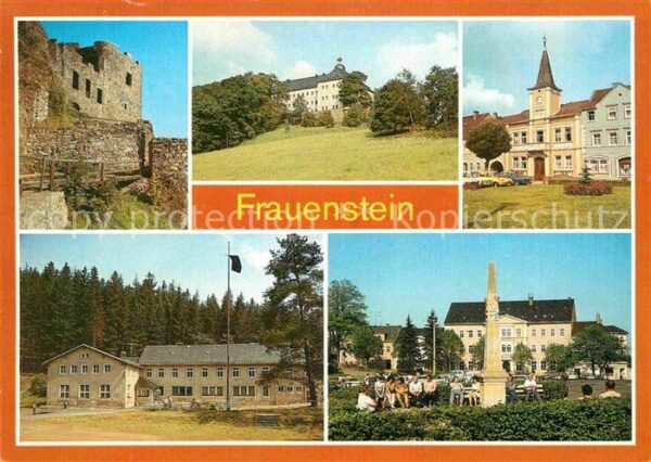 Frauenstein Brand-Erbisdorf Burgruine Schloss Rathaus Ferienheim Ku