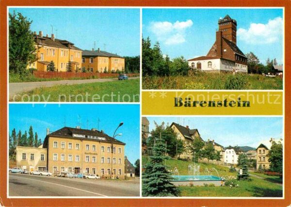 Baerenstein Annaberg-Buchholz Ferienheim HO Gaststätte FDGB Vertragsh