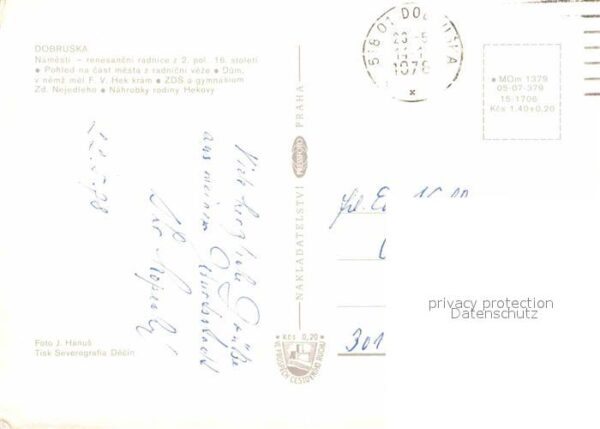 Dobruska Gutenfeld Namesti Radnice Dum F.V. Hek ZDS a gymn – Bild 2