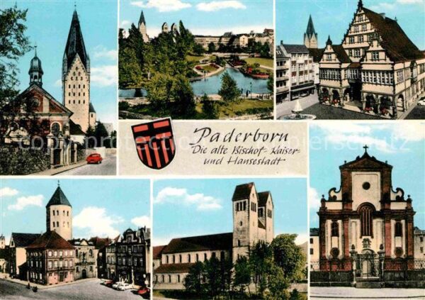 Paderborn Teilansichten Alte Bischof Kaiser und H