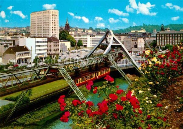 Elberfeld Wuppertal Stadtmitte Hochhaus Schwebebahn