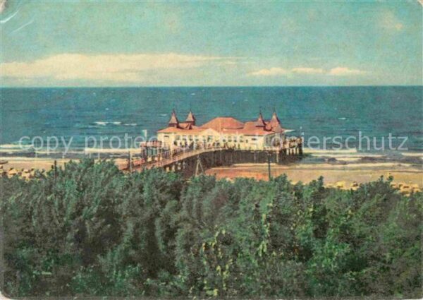 Ahlbeck Ostseebad Seebrücke Strandcafe