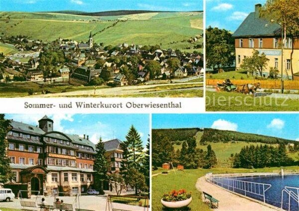 Oberwiesenthal Erzgebirge Gesamtansicht Hotel Bergfrieden Erholun