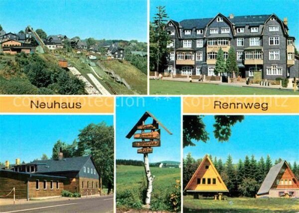 Neuhaus Rennweg Jugendschanzenanlage Erholungsheim Erns