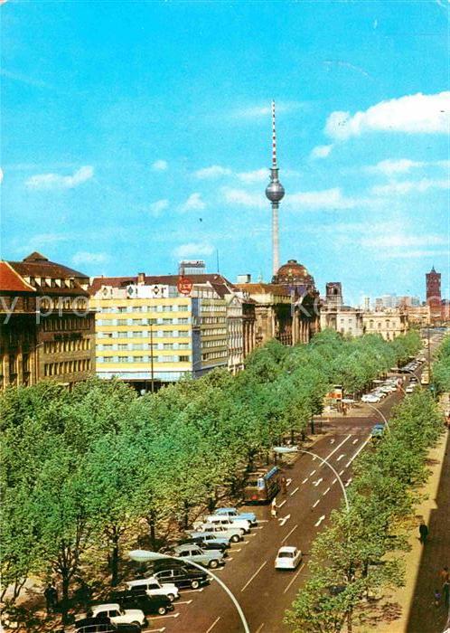 Berlin Unter den Linden Fernsehturm Hauptstadt