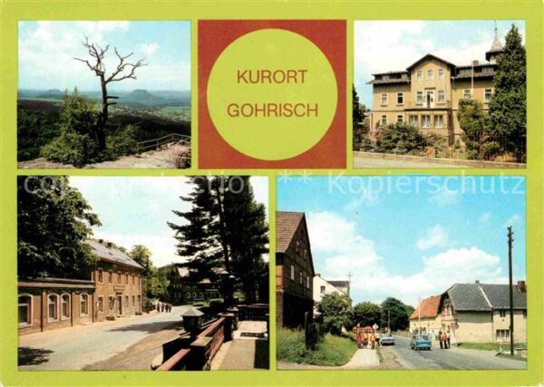Gohrisch Blick zum Königstein und Lilienstein Kn