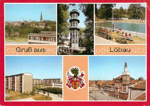 Loebau Sachsen Aussichtsturm Technisches Denkmal Herrm