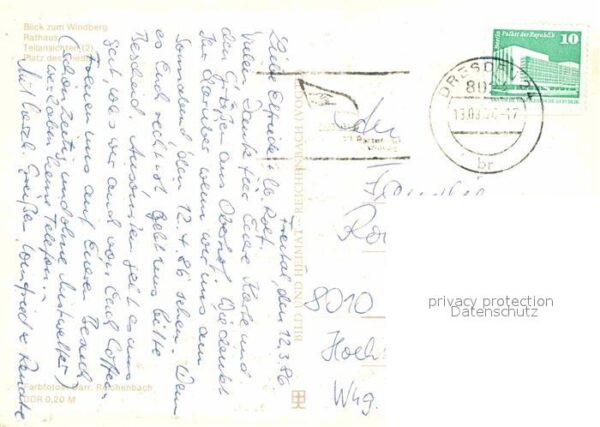 Freital Windberg Rathaus Teilansichten Platz de – Bild 2