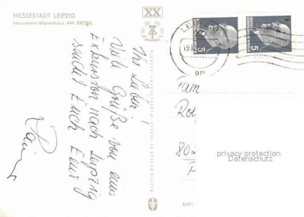 Leipzig Konsument Warenhaus AM Brühl Messestadt – Bild 2