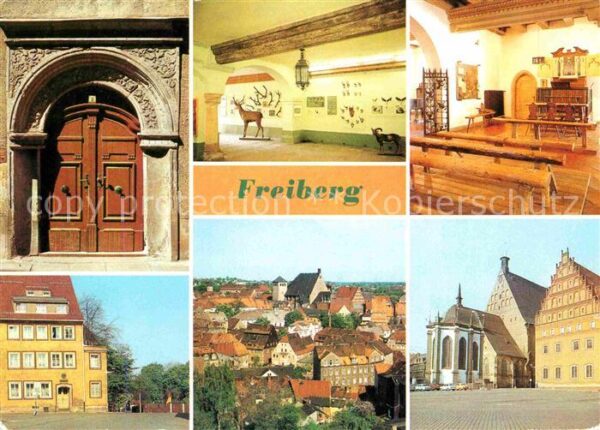 Freiberg Sachsen Renaissance Portal Museum Kornerhaus Un