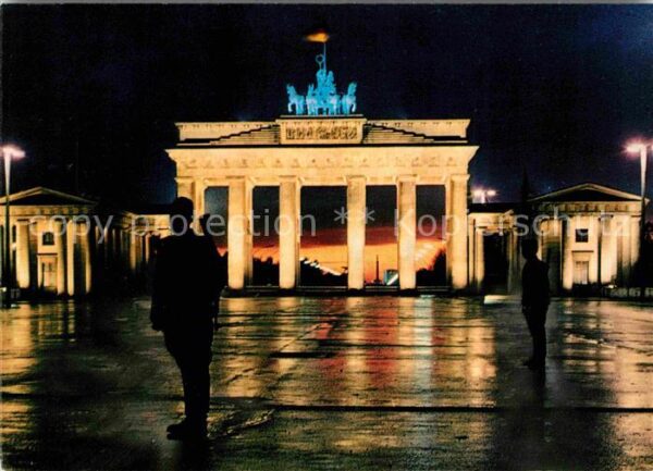 Berlin Nachts am Brandenburger Tor Quadriga Ha