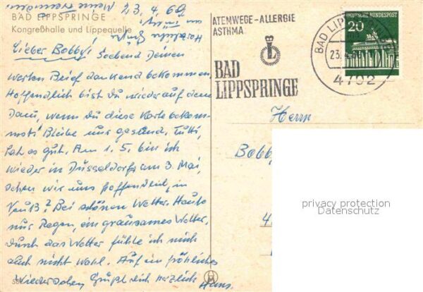Bad Lippspringe Kongresshalle und Lippequelle – Bild 2