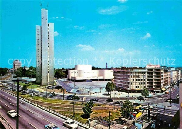 Duesseldorf Schauspielhaus Thyssen Hochhaus