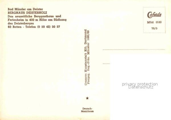 Bad Muenster Stein Ebernburg Berghaus Deisterholz Berggasthaus – Bild 2