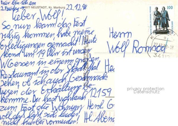 Neustadt Hessen Kirche Friedhof – Bild 2