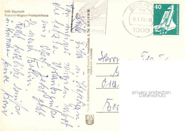 Bayreuth Richard Wagner Festspielhaus Fliegerauf – Bild 2