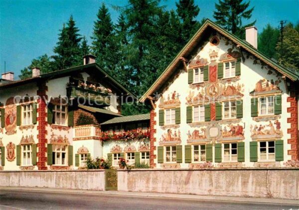 Oberammergau Passionsspielort Hänsl und Gretl Heim M