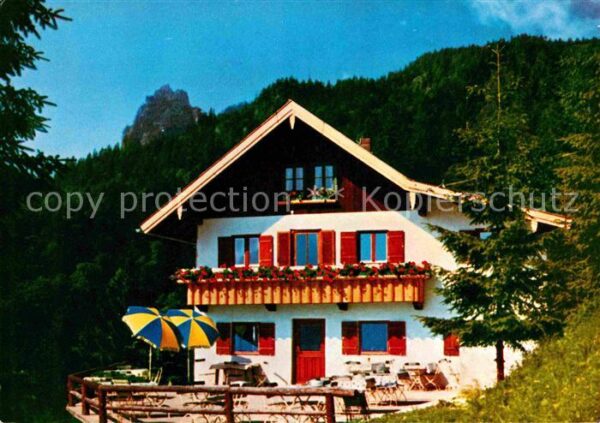 Lenggries Reiseralm mit Demmelspitz Bayerische Al