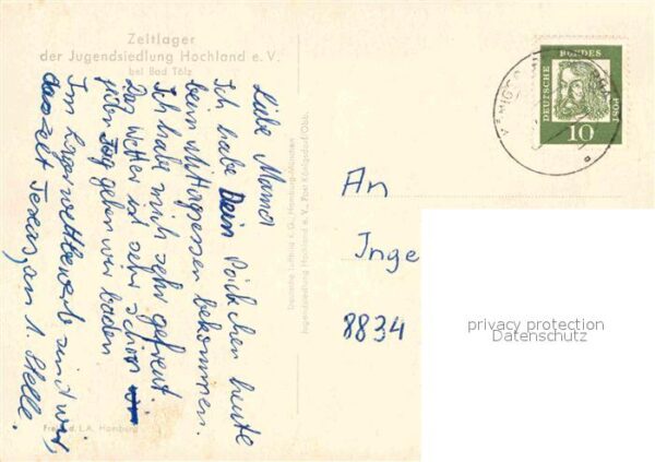 Bad Toelz Zeltlager der Jugendsiedlung Hochland e – Bild 2