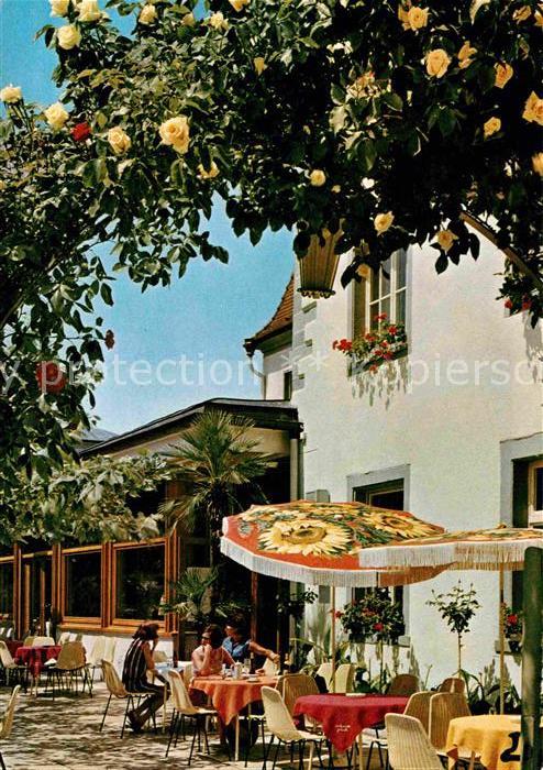 Meersburg Bodensee Strandhotel Wilder Mann Restaurant Terr
