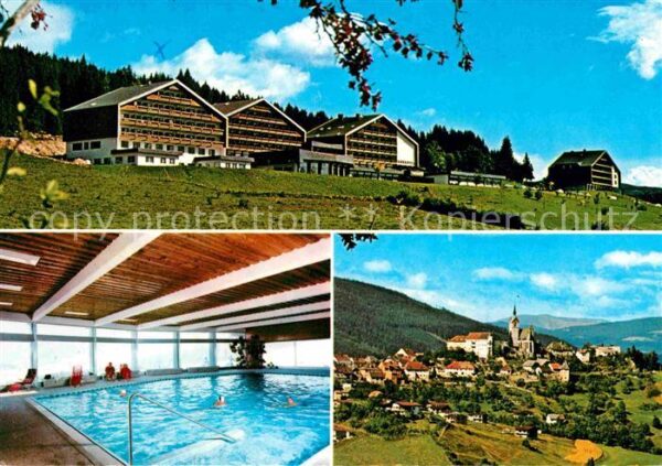 Althofen Kurbad Kurhotels Hallenbad Ortsansicht
