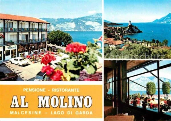 Malcesine Lago di Garda Pensione Ristorante Al Molino Gardasee