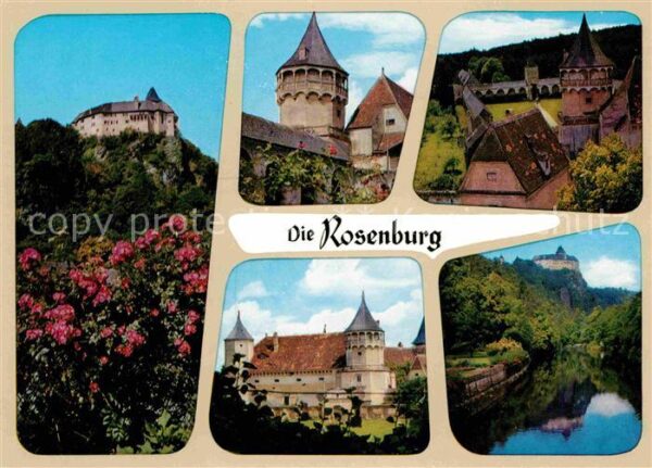 Rosenburg-Kamp Rosenburg im Kamptal Burgturm Turnierho