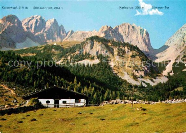 Ellmau Tirol Wochenbrunner Alm Gruttenhütte Gaudeamu